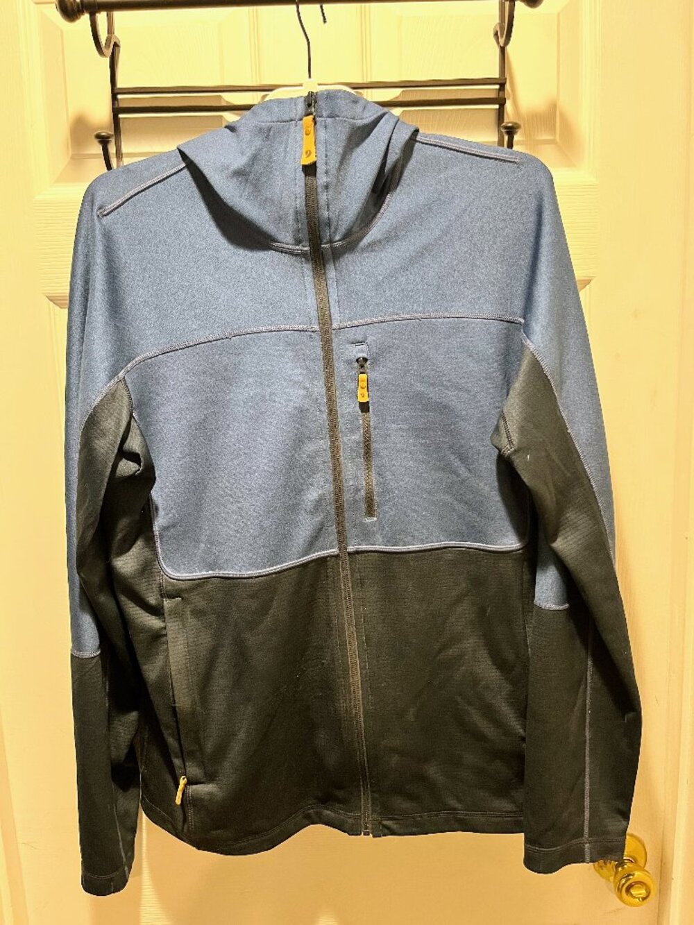 Fjällräven Abisko Trail Fleece Hooded Zip-Up Jacket Men's Size XL